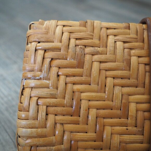 Tory Birch Rattan Wicker Clutch - Picture 6 of 8